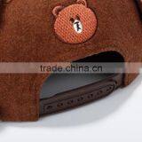 Winter Woolen Bear Style Baby Earflap Cap thumbnail-6