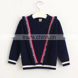 Fashion Kids Girls Sweater With Big Ruffle v Neck Sweaters Chirstmas thumbnail-2
