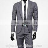 GZY New Fashion Grey Coat Pant Men Suit Factory Wholesale thumbnail-5