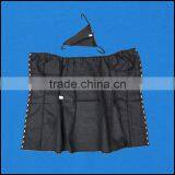 Black Faux Leather Sexy Gothic Corset Dress Front Hasp Strapless Sheath Dresses PVC Club Dress Erotic Women Fashion Dancewear thumbnail-5