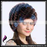 CX-C-189E 2016 New Genuine Rabbit Fur Women Winter European Style Hat Cap thumbnail-5