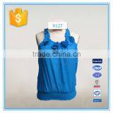Ladies Casual Sleeveless Fashion Blouse Front Neck Design Top thumbnail-1