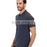 Custom High Quality Mens Zipper Collar Design Polo Shirts for Sale thumbnail-2