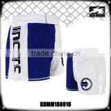 BLUE AND WHITE PRINTED MMA SHORTS WITH HIGH QUALITY AND FASHION DESIGN thumbnail-1