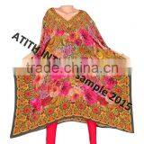 DIGITALLY PRINTED MICROFIBER PONCHO thumbnail-3