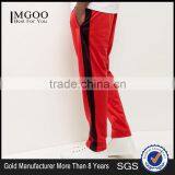 2017 Red Side Stripe Joggers 100% Polyester Straight Leg Sport Gmy Playsuit Matching Jacket Available thumbnail-1