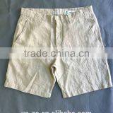 100% Linen Comfortable Men Beach Shorts