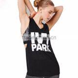 2016 Summer Sexy Women Printing Tank Tops Quick Dry Loose Gym Fitness Sleeveless Tank Top for Running Top Female thumbnail-1