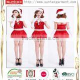 Best Red Hooded Velvet Sexy Mini Christmas Costumes For Women' Festival thumbnail-1
