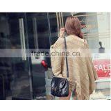 Spring Smiles Korean Style Autumn and Spring Hollow Out Fashion Solid Khaki Free Size Knit With Tassel Women Sweater thumbnail-4