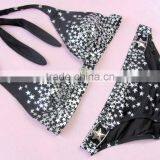 M866 Dingyang Fashion Sexy Latest Metal Five Star Split Bikini Swimwear thumbnail-2