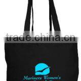 Best Selling Black Cotton Tote Bag - Made From 10 oz Cotton, Measures 18" x 15" x 6" and Comes With Your Logo thumbnail-1