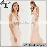 2017 Summer Hot Sale Embroidered Applique Long Prom Dress for Ladies thumbnail-1