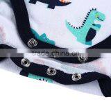 Wholesale Price Short Sleeve Summer Baby Bodysuit Baby Rompers Dinosaur Animal Pattern thumbnail-3