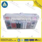 Transparent pp Material Complete Sewing Kit Case Wih Garment Accessories thumbnail-2