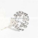 Copper Open Rings Silver Tone Hollow thumbnail-2