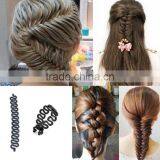 Wholesale OEM French Weave Hair Braiding Tool Roller Braider With Magic Hair Twist Styling Bun Maker thumbnail-1