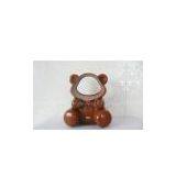 6 Inch 2W Brown Office Small Quiet Desk USB Bladeless Fan