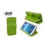 Dustproof Samsung I9260 PU Leather Cell Phone Cases Flip Cover With Card Slot thumbnail-1