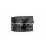 Elegant Taffeta Jewelry Snap Pouches Polyester With Tassel