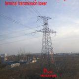 MEGATRO 220KV 2B5 DJ2 Single Circuit Heavy Angle and Terminal Transmission Tower thumbnail-2