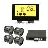 Yellow Green Orange Background Car LCD Display Sensor Parking System
