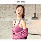 2017 Sexy Women Yoga Fitness Stretch Workout Tank Top Seamless Padded Sports Bra