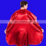 Fancy Men's Polyester Satin cape dress