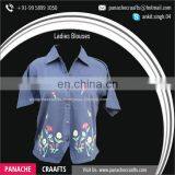 Ladies T-shirts Tops Blouse for Summers thumbnail-1