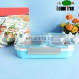 Stainless Steel 3 Compartment Insulated Lunch Box With Leakproof Silicone thumbnail-1