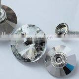 High Quality Glass Stone Button Shank Crystal Pin Button