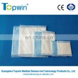 Non woven combined dressing ABD pad ,soft Medical Surgical lap pad sponge ABD pad