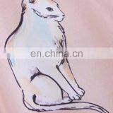 Custom Fashion Wide Leg Pants With Animal Printing Casual Trousers For Girls thumbnail-5