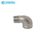 Stainless steel 304 cast pipe fitting NPT 90 degree street elbow