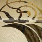 Hairline surface copper color stainless steel sheet sample
