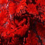 african Small Order Acceptable sequins lace korean sequin dress fabric