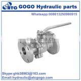 GB Float Flange Ball Valve Q41F-16P DN80 Stainless Steel 304 CF8 CF8M Flanged Turnnion Ball Valve thumbnail-2