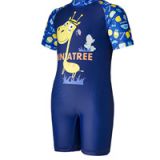 Boys’ one piece UV protection swimsuit    sustainable swimwear     swimwear manufacturer and distributor