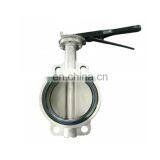 ISO 9001 AWWA C504 PN10/PN16/PN25 Bore Wafer Concentric Butterfly Valve Stainless Steel thumbnail-3