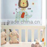 Pink Owl, Blue Monkey, Cute Lion, Brown Bear Wall Sticker for Kids' Room thumbnail-1