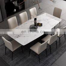 Italian Dining Room Furniture Modern Style 8 Seater Marble Dinning Table thumbnail-3