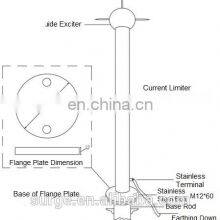 Whole Sale Lightning Arrester ESE Lightning Rod Air Terminal Lightning Protection Rod thumbnail-5