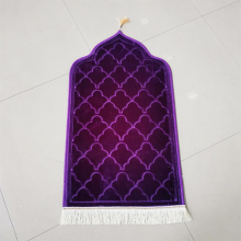 Muslim Foldable Prayer Mat Wholesale With Pocket Islamic Plain Prayer Mat Sejadah Prayer Mat With Backrest thumbnail-3