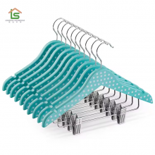 Direct Supply From Manufacturers Solid Wood Hotel and Supermarket Wardrobe Hangers With Clip for Dress Home Use thumbnail-2