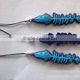 2D Embossed PVC Keychain, Custom Soft PVC Keychain 3D Rubber Key Rings thumbnail-2