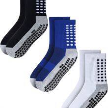 Anti Slip Non Skid Ankle and Crew Socks with Grippers for Men Women