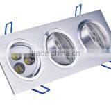 9w Dimmable Aluminum Led Outdoor Down Lighting