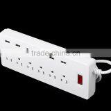 Extension Power Plug 6 Way USA Multi Purpose Socket