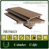 Wood Plastic Composite External WPC Wall Panel 156*21mm thumbnail-2