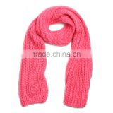 custom flower wool knit scarfs for kids
